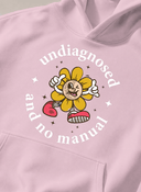 Undiagnosed & No Manual Hoodie 1930s Flower Cartoon